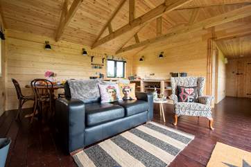 Snuggle up on the sofa of an evening.
