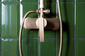Every detail has been thoughtfully put together, even in the shower-room.