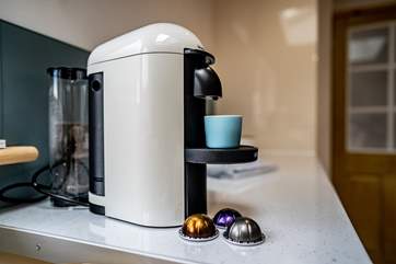 A Nespresso coffee will be ready to greet you on arrival.