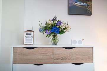 Every guest will enjoy wonderful welcome flowers as the owner is a florist and they run their own nursery.