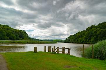 The quay at Cotehele is a walkers' reward and a view to enjoy.