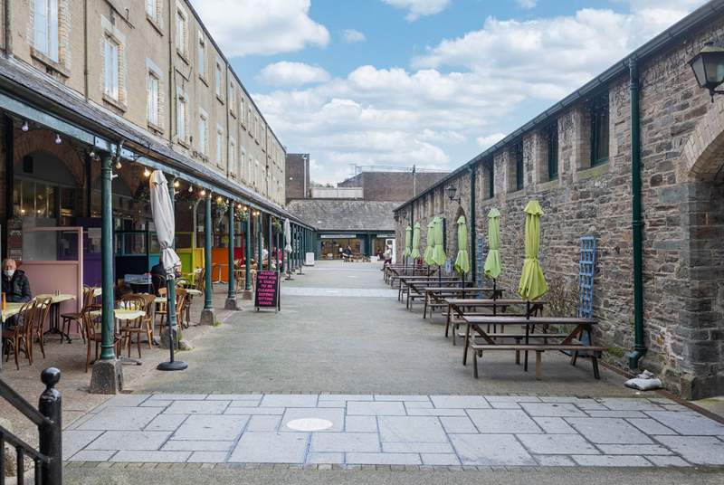 The ancient Pannier Market in Tavistock takes place very Tuesday and Saturday.