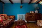 The snug is the perfect retreat, snuggle down with your favourite film.