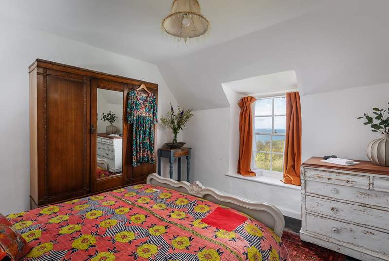This bedroom has the view with the wow-factor, lie in bed and watch the sunrise. 
