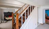 The stairs lead up to the three double bedrooms.  - Thumbnail Image