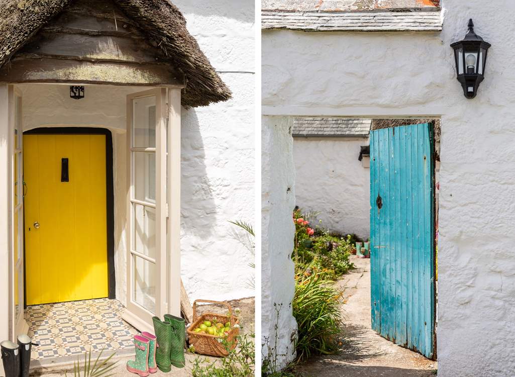 What a fabulous entrance to your holiday (please watch your head on the low doorways).
