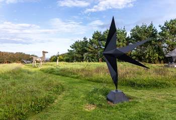 Wander along the coast path and find Terence Coventry Sculpture Park. 