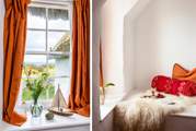 Sit in a cosy corner of the main bedroom, try not to get distracted by the sea view.