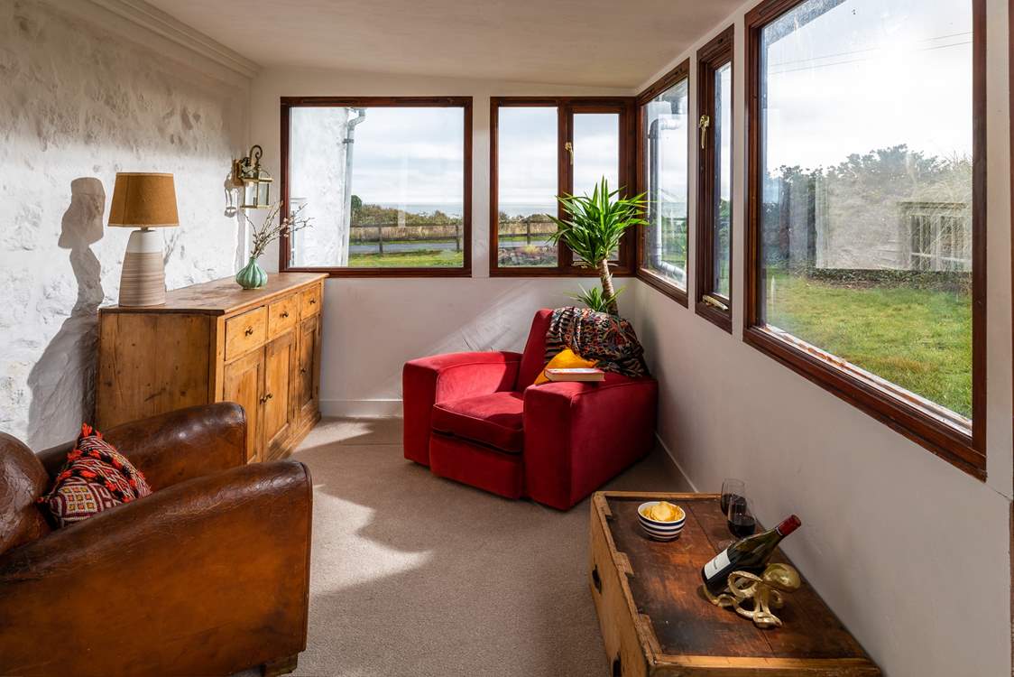 The conservatory is the perfect place for peace and quiet.
