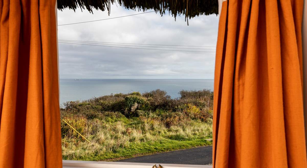 What a view from the window in  this bedroom! (Bedroom 3). 