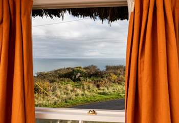 What a view from the window in  this bedroom! (Bedroom 3). 