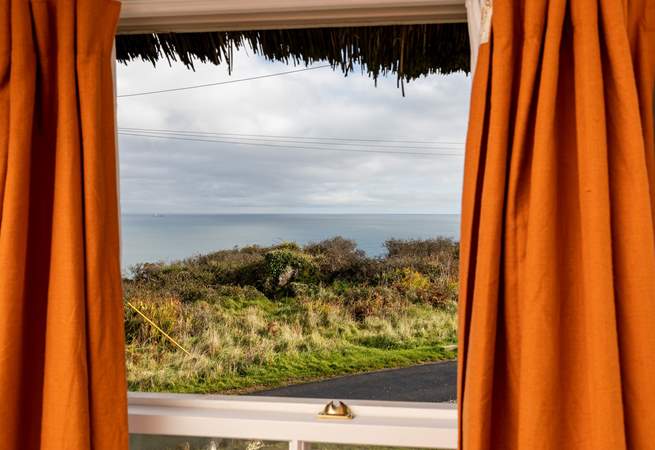 What a view from the window in  this bedroom! (Bedroom 3). 