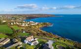 Looking back towards the village of Coverack with the gorgeous Chynhalls Farm House at the forefront.  - Thumbnail Image