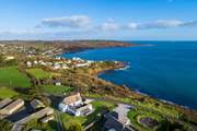 Looking back towards the village of Coverack with the gorgeous Chynhalls Farm House at the forefront.