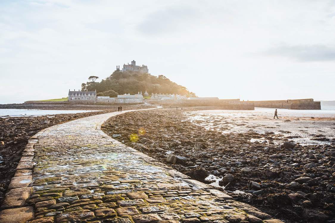 St Michael's Mount is one of Cornwall's most iconic sights and a short drive away from Chynhalls Farm House.