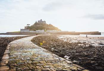 St Michael's Mount is one of Cornwall's most iconic sights and only a short drive away from Chynhalls Farm House.