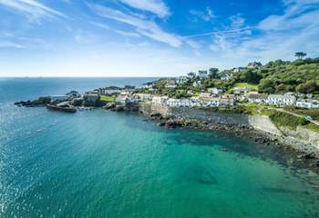 Visit the pretty harbour in Coverack. 