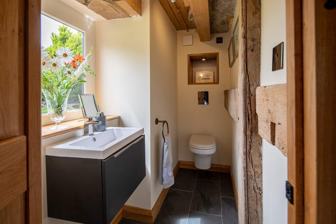 Even the ground floor WC is gorgeous.