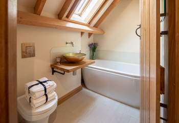 Fill up the bath and star-gaze through the Velux window...bliss.