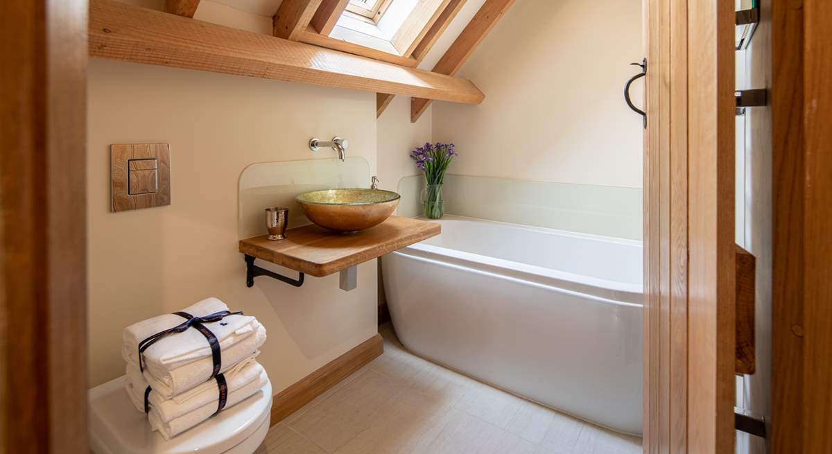 Fill up the bath and star-gaze through the Velux window...bliss.