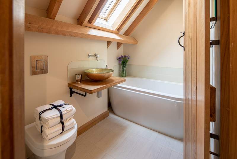 Fill up the bath and star-gaze through the Velux window...bliss.