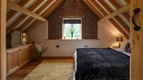 Relaxing in this bedroom will be a pure delight.