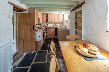 Kitchen and dining area.