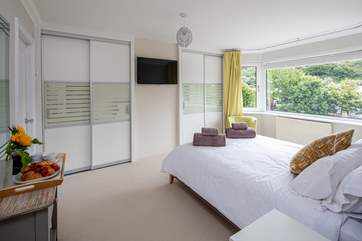 Bedroom 1 is situated on the ground floor and is home to a king-size double bed.