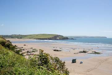 The beautiful Sedgewell Beach.
