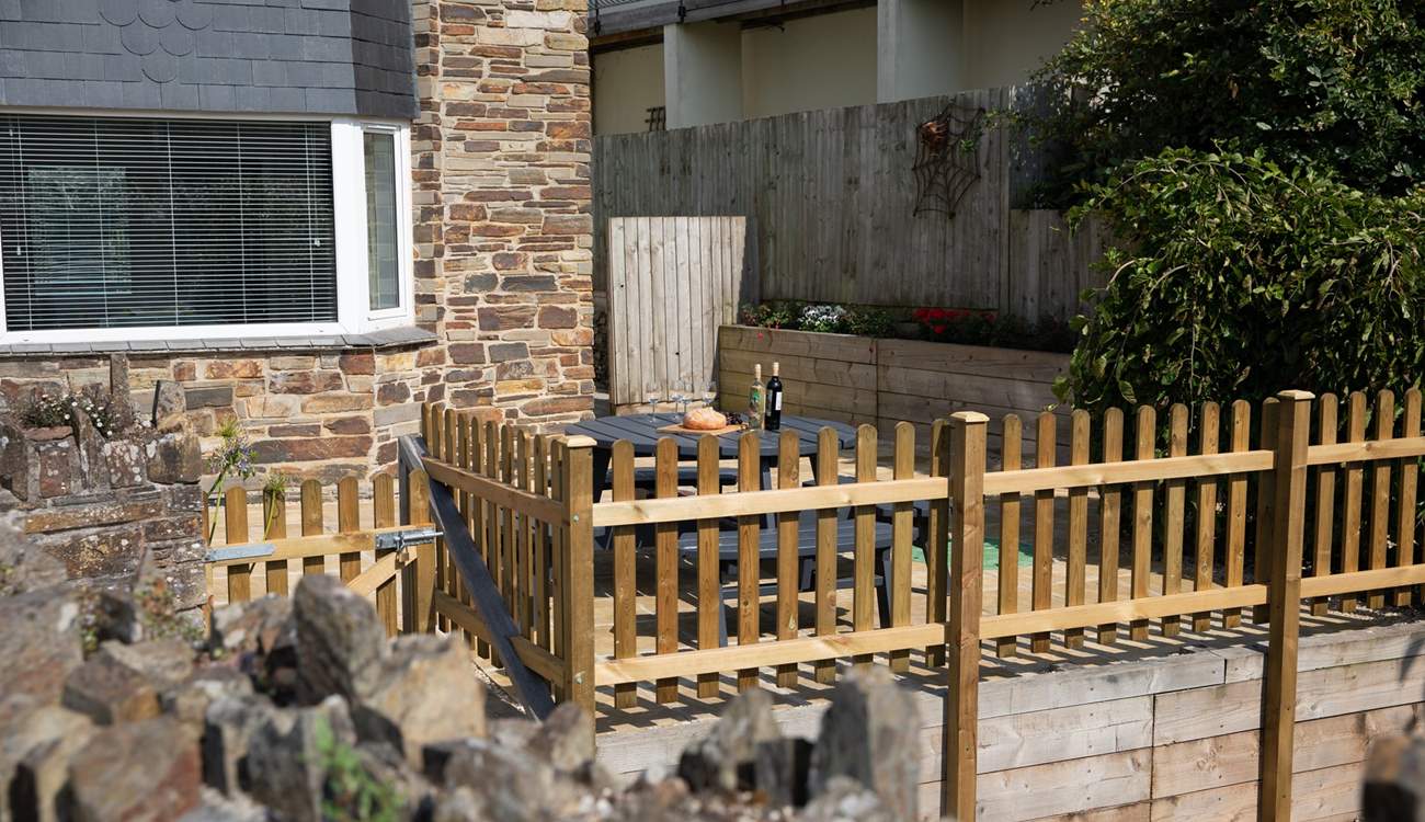 Area around the stream is super secure.