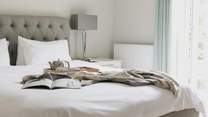 The master bedroom is home to this fabulous super-king size bed (bedroom 5).