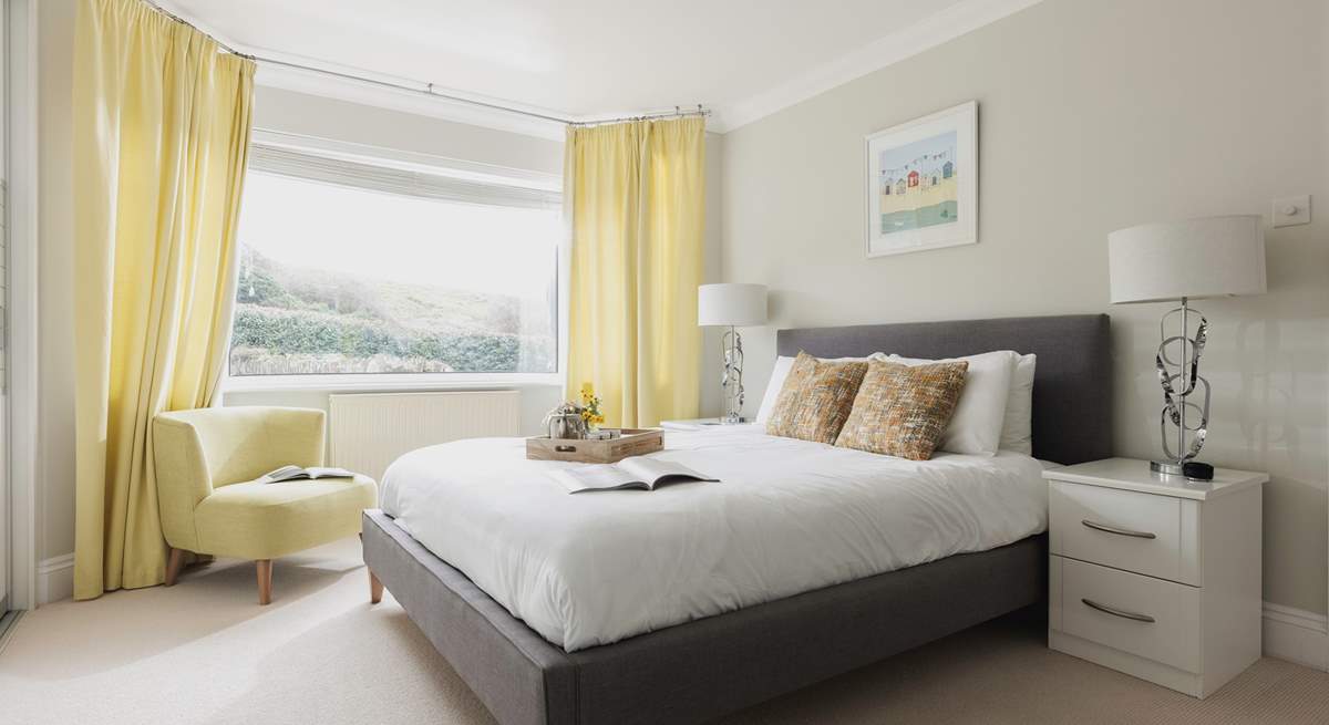 Gorgeous bedroom 1 is situated on the ground floor and is home to a king-size double bed.