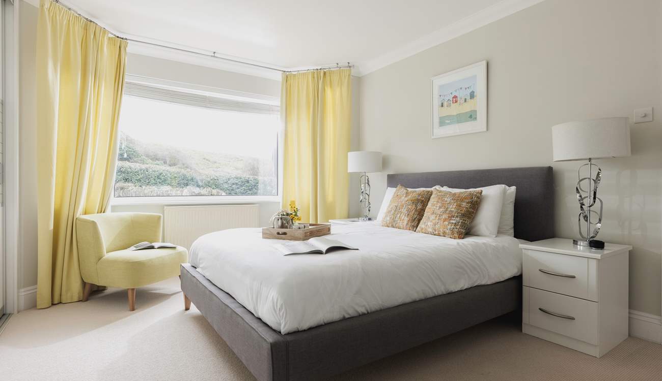 Gorgeous bedroom 1 is situated on the ground floor and is home to a king-size double bed.