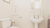 The handy ground floor cloak room.