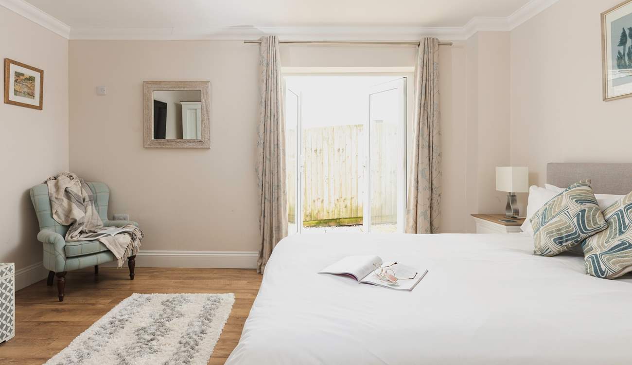 Bedroom 3 has a comfy king-size bed. 