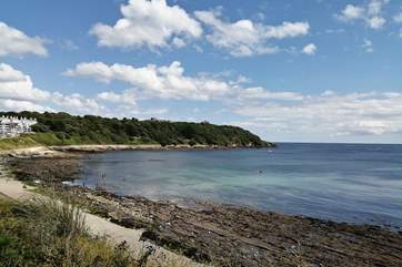 Castle Beach is just along from Gyllyngvase and has a lovely cafe there too.