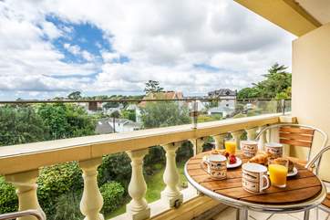 Stunning views over Falmouth and the bay from your balcony.