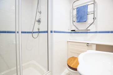 The en suite shower-room for the main bedroom.