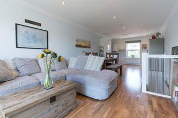 With an upside down layout, you and your family can enjoy the views from the most social areas.
