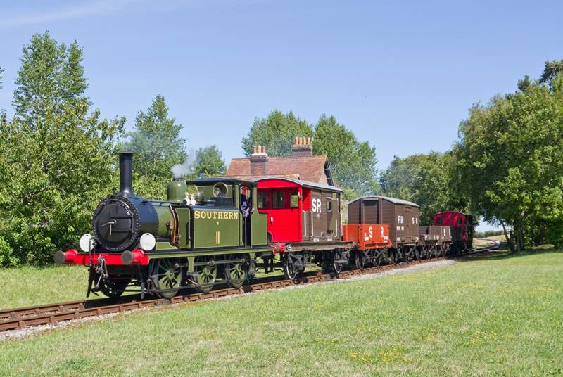 Havenstreet Railway Station is within a ten minute drive from the property, with one of their stations in Wootton.