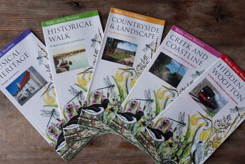 The owner has added lovely little guides to help you explore the island!