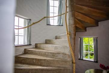 The staircase is wonderfully unique.