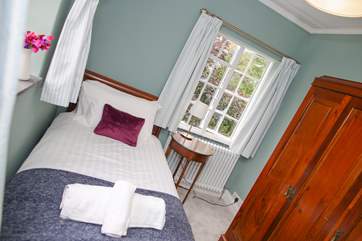 Bedroom 4 offers the perfect single with views of the garden.