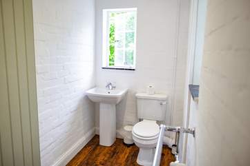 The downstairs cloakroom.