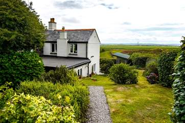 Lower St Winnolls only has one neighbour but you are totally secluded and will enjoy the open space and views.