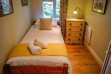The single room sits off the snooker room and has privacy glass only.