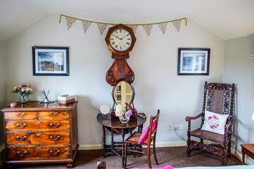 The cottage has beautiful pieces of furniture adding a wonderful charm to each and every room.