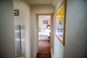 The landing which links all rooms and the main bathroom.