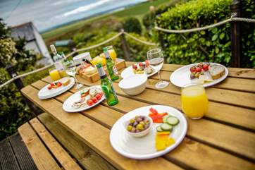 Situated at the top of the garden and behind the house, you can enjoy the decking area which offers the perfect position to barbecue whilst enjoying the sunsets.