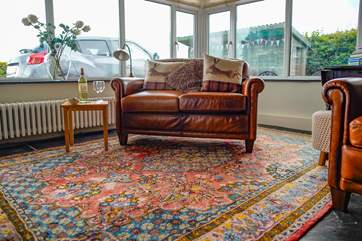 A place to relax whilst the children play in full view.